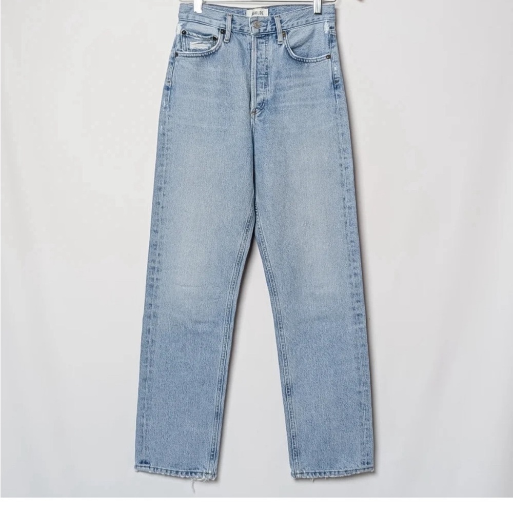 AGOLDE 90's Jeans Light Wash Straight
Leg Jean Snapshot 90s 23